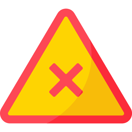 Alert warning architecture and city traffic sign icon