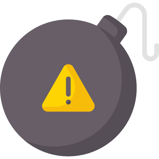 Deadline time warning exception icon