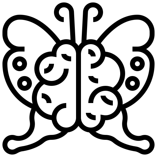 Creative miscellaneous butterfly fly icon