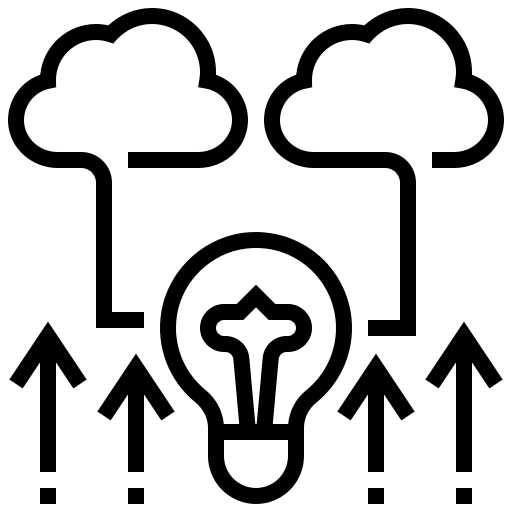 Idea comparison choose creativity icon