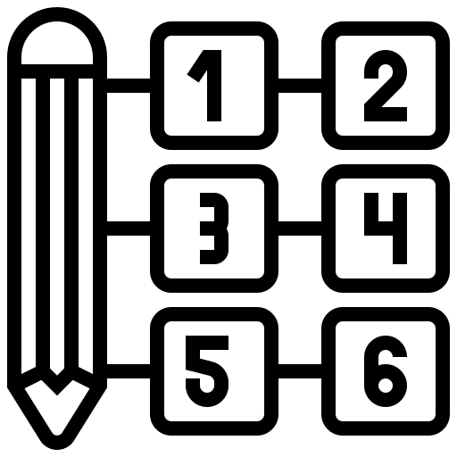 Sequence priority order storyboard icon