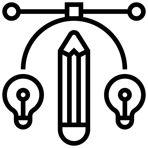 Creative inspiration vector idea icon