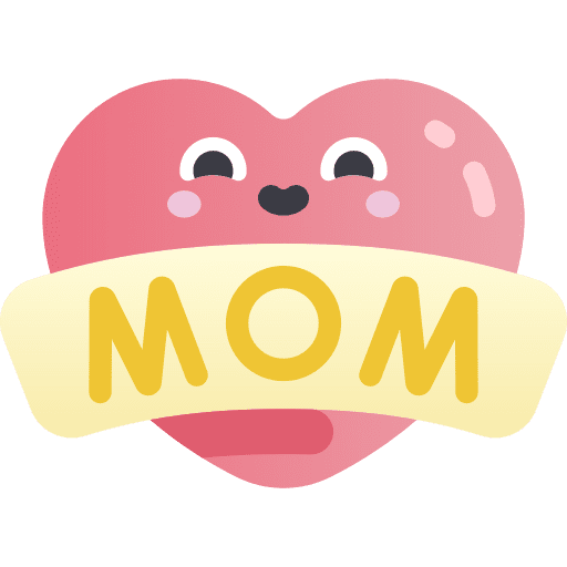 Mothers day love and romance shapes and symbols heart icon