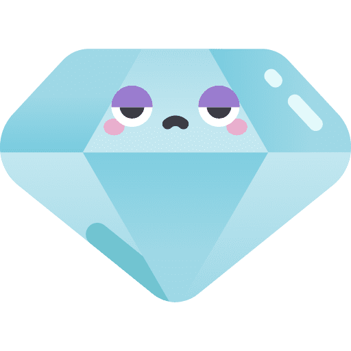 Diamond fashion precious stone gems icon