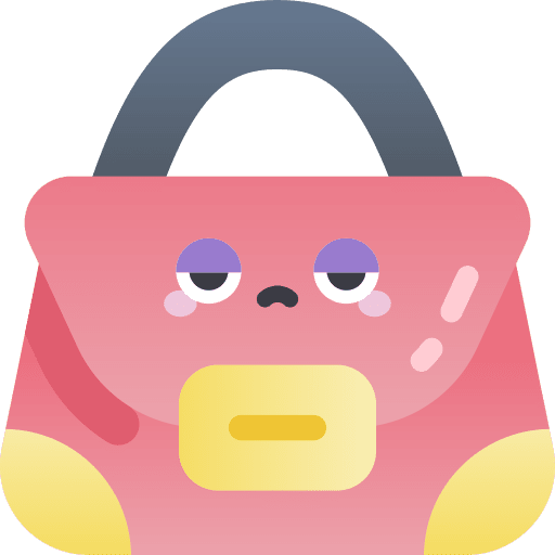 Purse fashion bag shopping purse icon