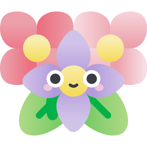 Flower blossom petals flower icon