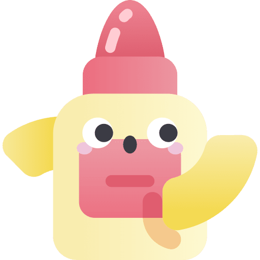 Handcraft art and design education glue icon