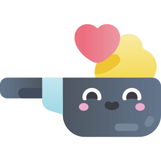 Cooking homemade kitchen love icon