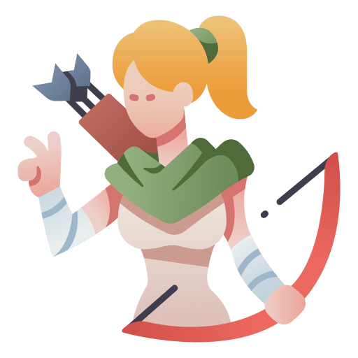Bow fantasy bow game icon