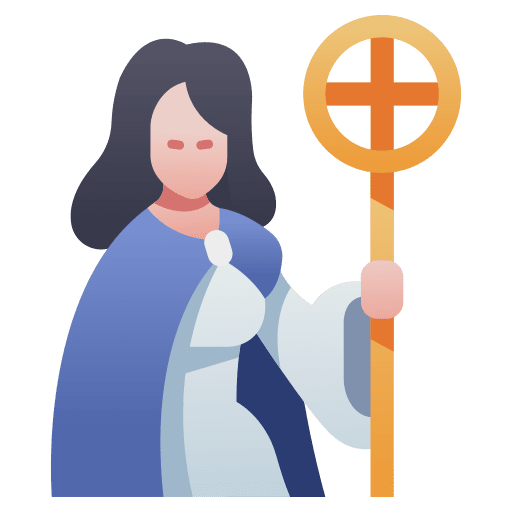Priest gaming wizard magic icon