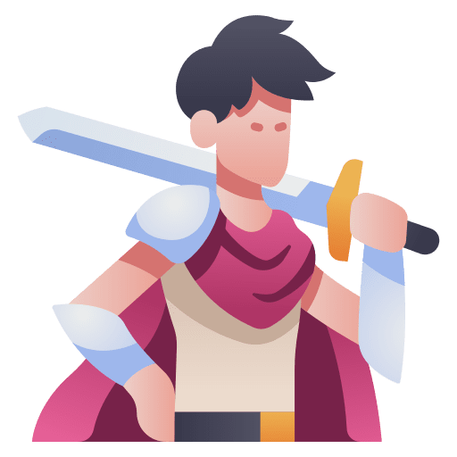 Swordsman avatar rpg sword icon