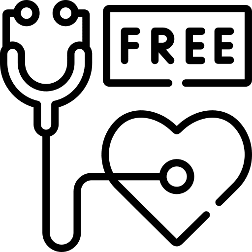 Medical check healthcare and medical files and folders paper icon