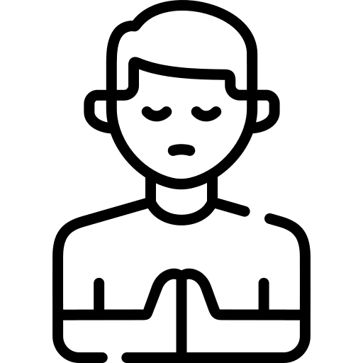 Praying religion worship prayer icon