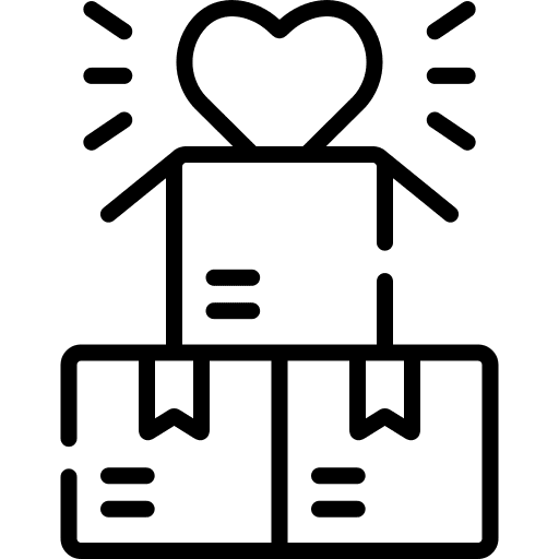 Donation business and finance coin generosity icon