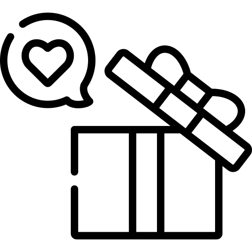 Gift present surprise miscellaneous icon