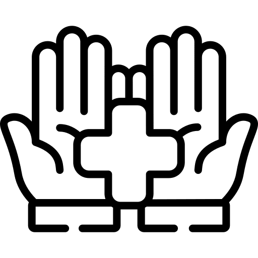 Health charity love donate icon