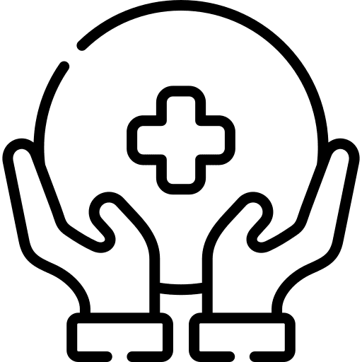 Healthcare love and romance hands and gestures hands icon