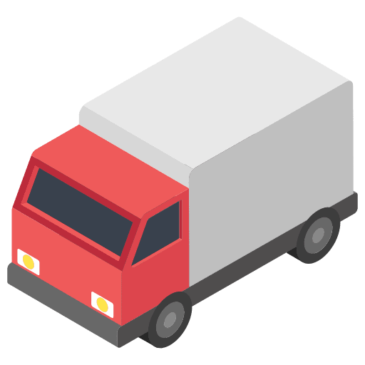 Cargo truck deliver delivery delivery truck icon