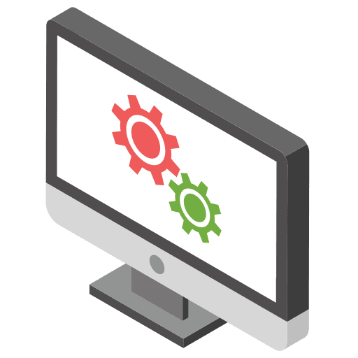 Computer settings computer settings screen ui design icon