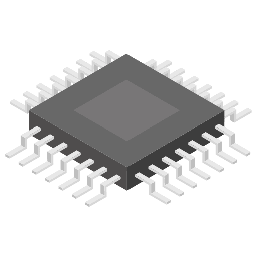 Microprocessor microcontroller microprocessor motherboard icon