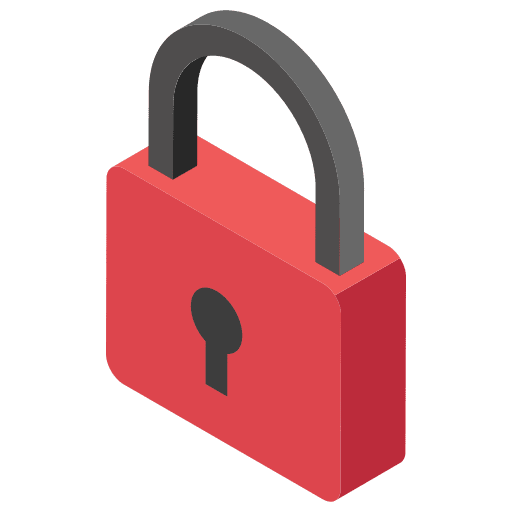 Padlock caps lock locked lock icon