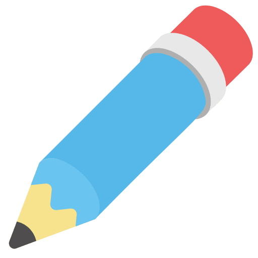 Pencil writing edit drawing icon