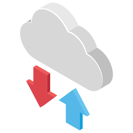 Cloud computing storage oracle data integrator data icon
