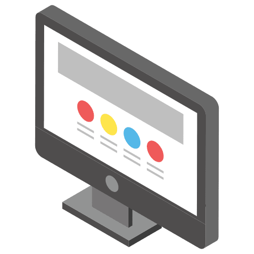 Interface and web browser website interface icon