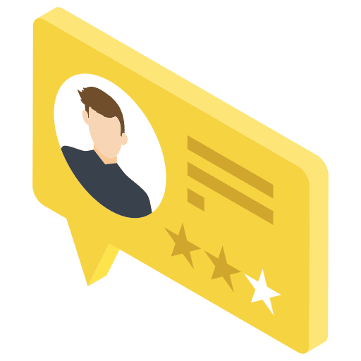 Social media avatar user customer icon