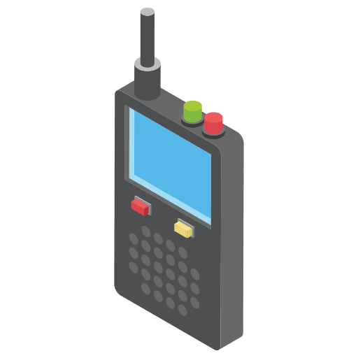 Walkie talkie server data electronics icon