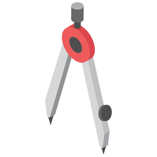 Compass drawing art and design edit tools icon