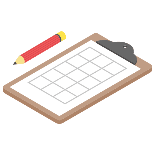 Document write pencil contract icon