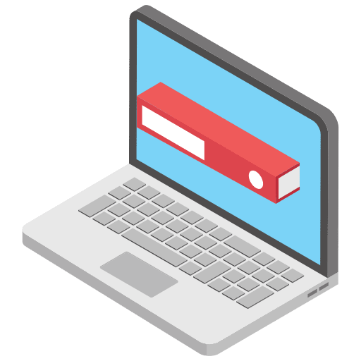 Laptop computer laptop files icon