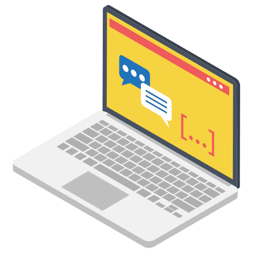 Web chat communications messages web chat icon