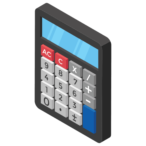 Calculator technological math calculation icon