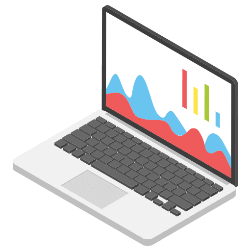 Chart chart business and finance area chart icon