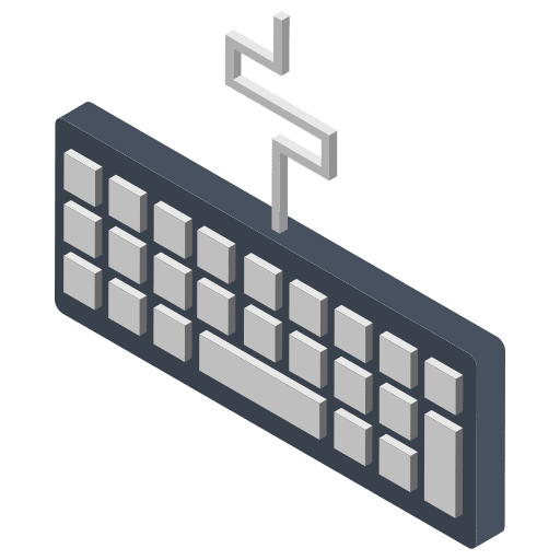 Computer keyboard electric keyboard hardware tool icon