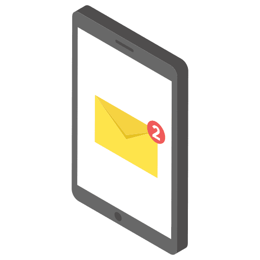 Mobile message mobile message chat box communications icon