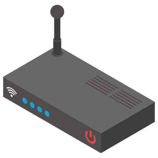Wifi router technology interface wifi router icon