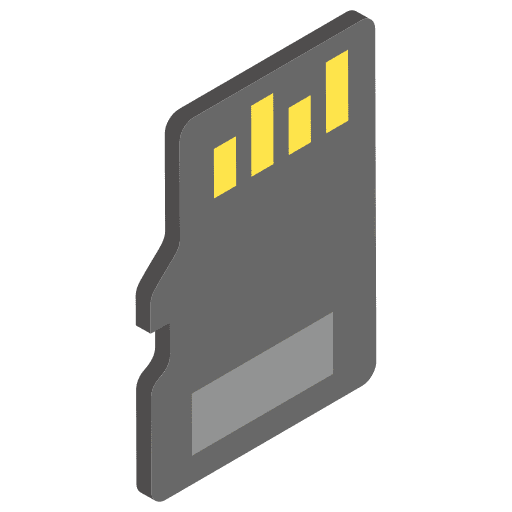 Memory card sd card data memory card icon