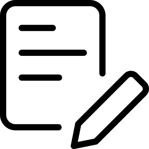 Edit pencil schedule interface icon