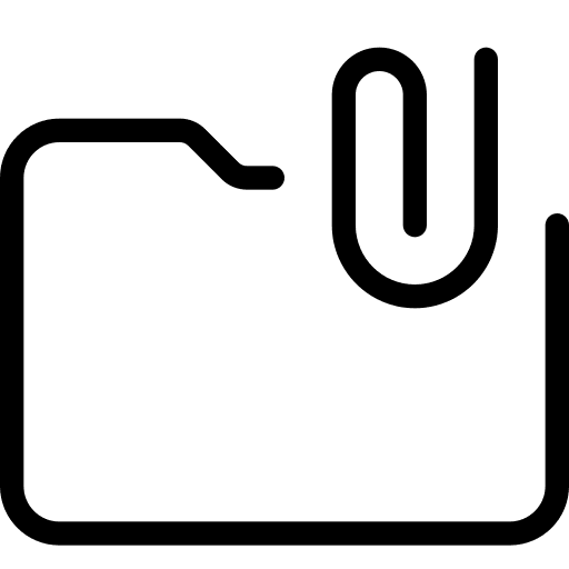 File file attachment browser icon