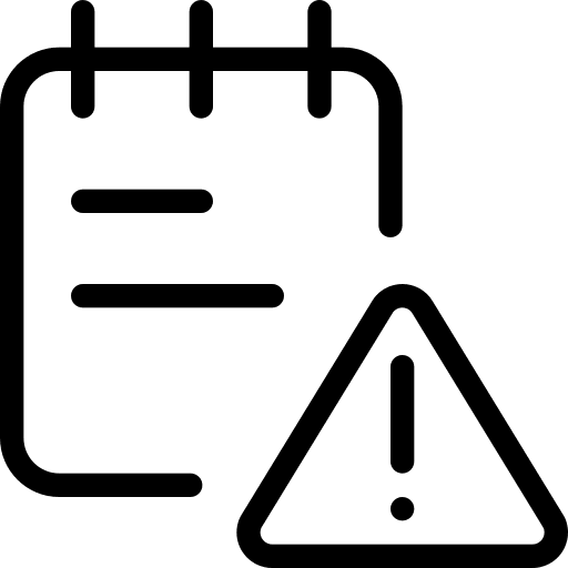 Error date schedule design icon