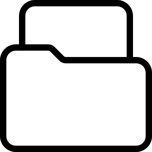 File data storage office material file storage icon