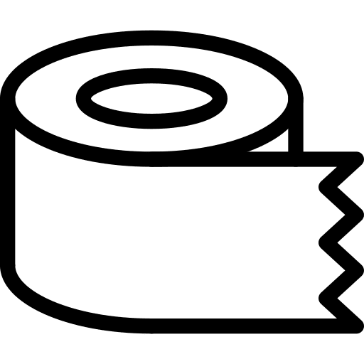 Tissue roll clean miscellaneous professions and jobs icon