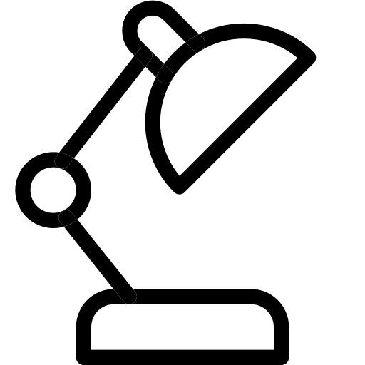 Adjustable lamp bulb ui illumination icon