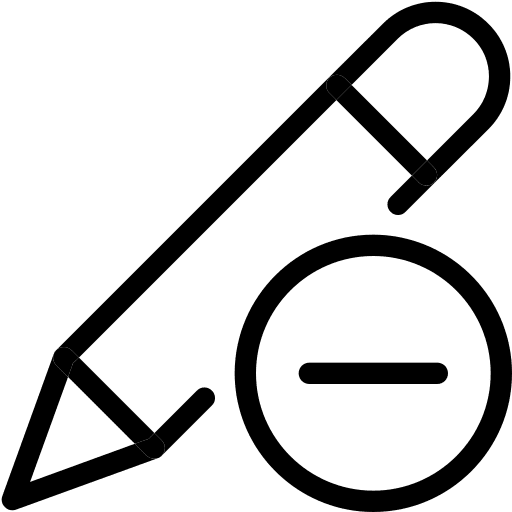 Banned interface business and finance signature icon