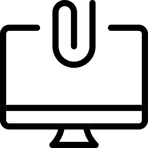 Desktop computing interface attached icon