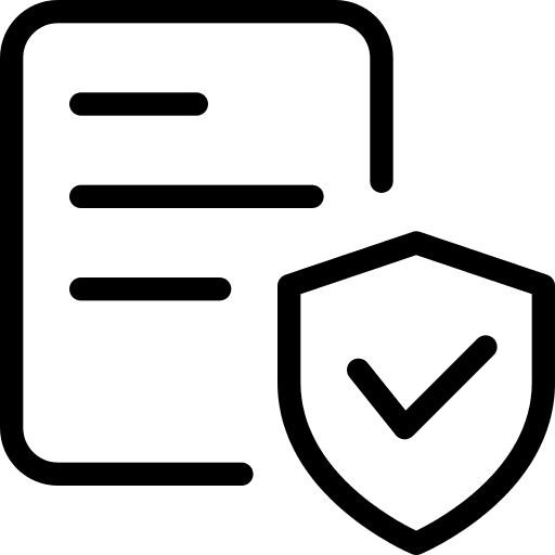 Secure notes interface design icon