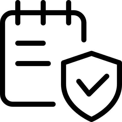 Secure schedule date secure icon